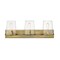 Z-Lite Callista 3 Light Vanity, Rubbed Brass & Clear 3032-3V-RB - alternate 5